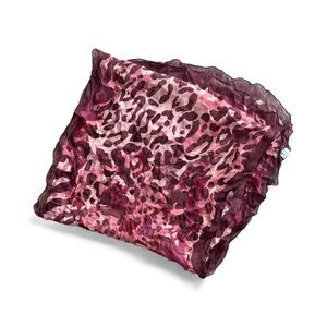 Salvatore Ferragamo made in Italy Silk Scarf in Pink and Purple 60x15,5”